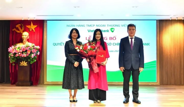 Vietcombank bổ nhiệm nhân sự cấp phòng tại Trụ sở chính