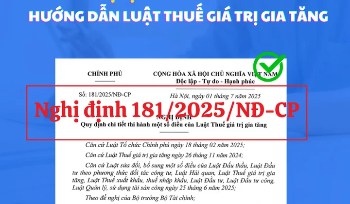 VNBA lấy ý kiến hội viên về dự thảo Nghị định sửa đổi Nghị định 181 hướng dẫn Luật Thuế GTGT