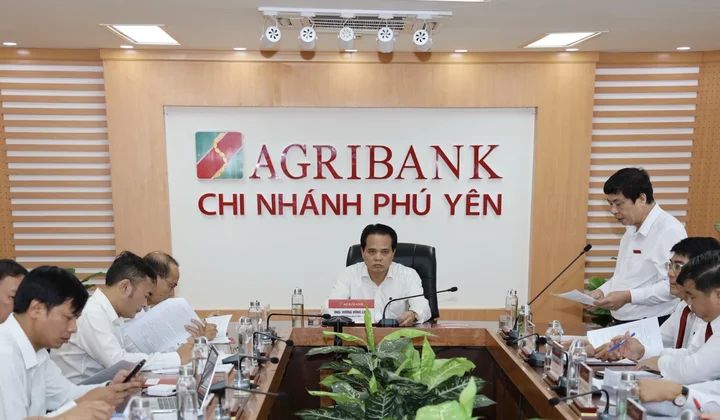 Phó Tổng Giám đốc Agribank Vương Hồng Lĩnh làm việc tại Agribank Chi nhánh Phú Yên kịp thời chỉ đạo khắc phục thiệt hại do bão lũ