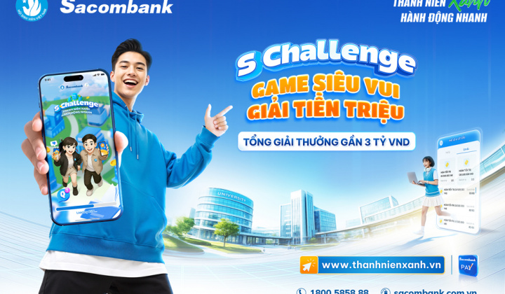 Học tài chính, săn quà “khủng” cùng S Challenge của Sacombank