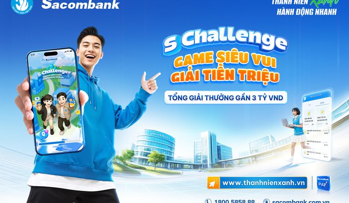 Học tài chính, săn quà “khủng” cùng S Challenge của Sacombank