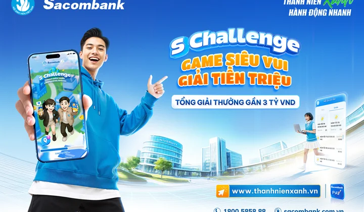 Học tài chính, săn quà “khủng” cùng S Challenge của Sacombank