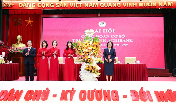 Đại hội Công đoàn Trụ sở chính Agribank nhiệm kỳ 2025-2030: Đổi mới - Sáng tạo - Đồng hành cùng phát triển