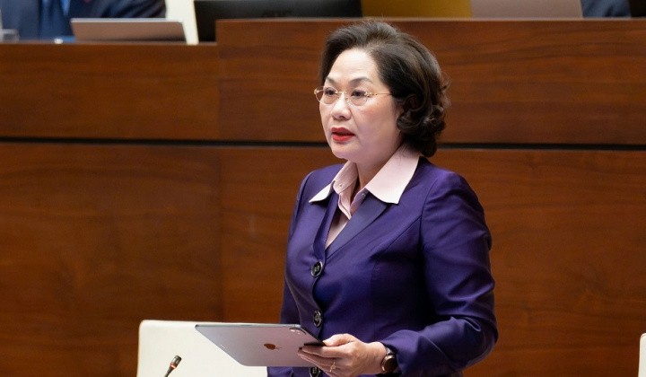 Thống đốc Nguyễn Thị Hồng giải trình làm rõ một số nội dung đại biểu Quốc hội nêu về phí bảo hiểm tiền gửi