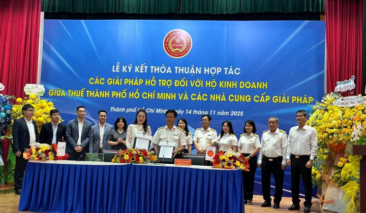 Vietcombank chung tay đồng hành cùng các cơ quan thuế TP. Hồ Chí Minh và các hộ kinh doanh trên địa bàn thành phố thực hiện chuyển đổi mô hình, phương thức quản lý thuế
