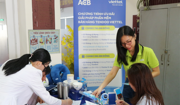 ACB: Xuống từng cơ sở, hỗ trợ hộ kinh doanh 60 ngày cao điểm chuyển đổi từ thuế khoán sang kê khai