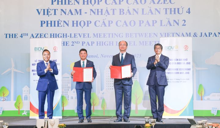 BIDV và JBIC ký kết thỏa thuận hợp tác về tài chính xanh