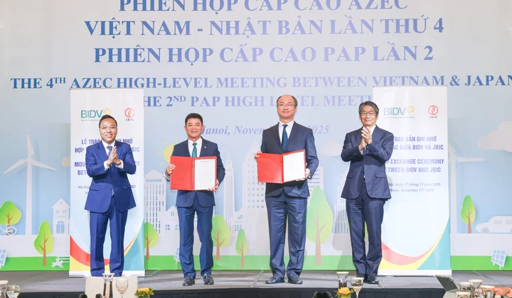 BIDV và JBIC ký kết thỏa thuận hợp tác về tài chính xanh