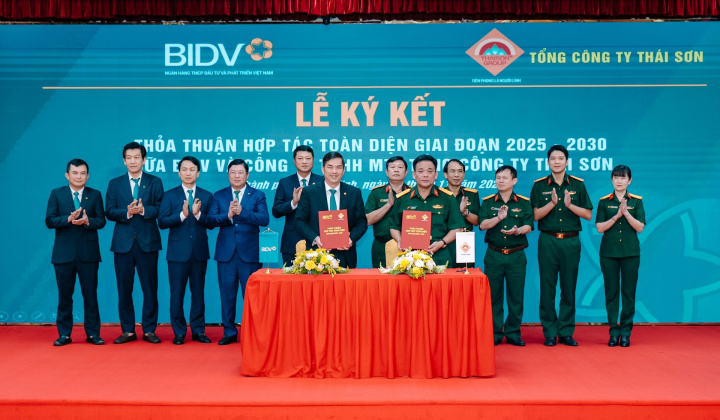 BIDV và Thái Sơn hợp tác toàn diện