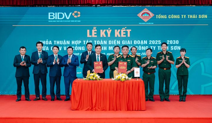 BIDV và Thái Sơn hợp tác toàn diện