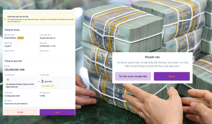 Chặn hàng trăm ngàn giao dịch đáng ngờ