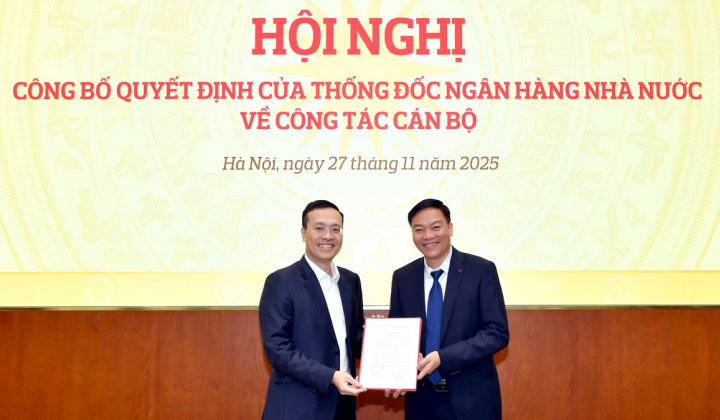 Bổ nhiệm ông Đỗ Trọng Toàn giữ chức Phó Vụ trưởng Vụ Tổ chức cán bộ NHNN