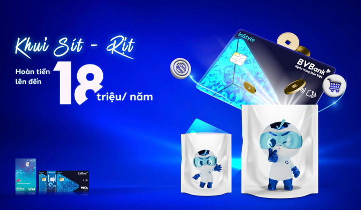 BVBank triển khai chính sách mới cho thẻ tín dụng - Hoàn đến 18 triệu đồng/năm