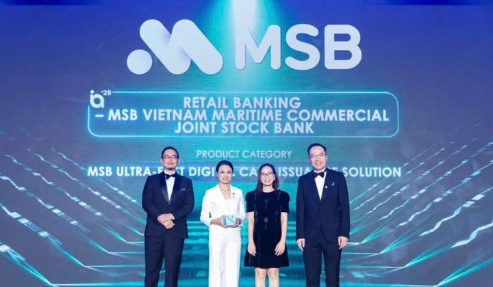 Ngân hàng bán lẻ MSB được vinh danh tại Giải thưởng Sáng tạo Quốc tế 2025