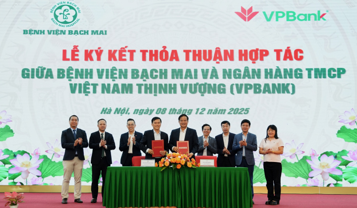 VPBank tài trợ 40 tỉ đồng cho Bệnh viện Bạch Mai, lan tỏa giá trị nhân văn