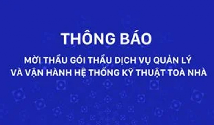 SCB mời thầu dịch vụ quản lý và vận hành hệ thống kỹ thuật tòa nhà
