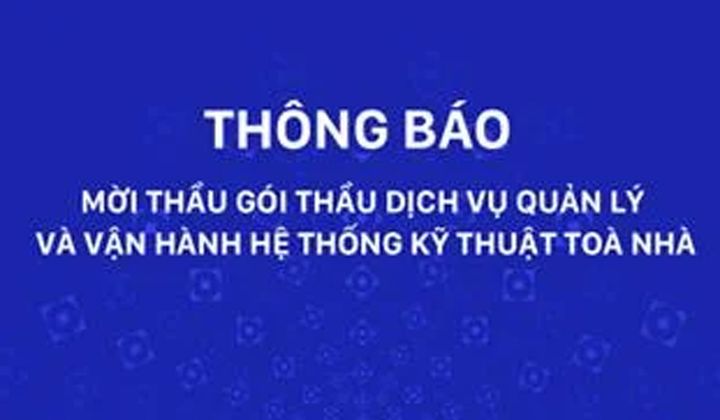 SCB mời thầu dịch vụ quản lý và vận hành hệ thống kỹ thuật tòa nhà
