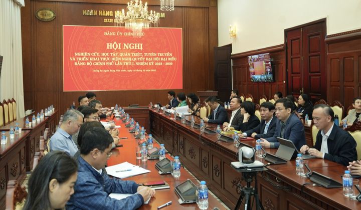 Hội nghị quán triệt, triển khai Nghị quyết Đại hội Đảng bộ Chính phủ lần I