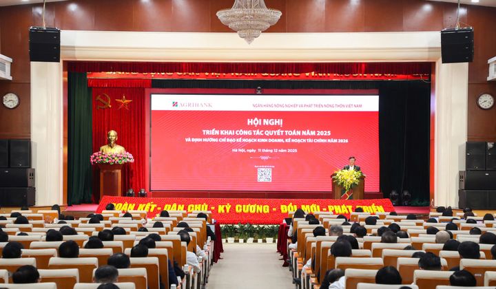 Agribank tổ chức Hội nghị triển khai công tác quyết toán năm 2025 và định hướng chỉ đạo xây dựng kế hoạch kinh doanh, tài chính năm 2026