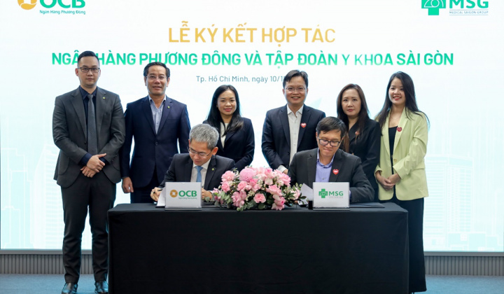 OCB và MSG hợp tác chiến lược, xây dựng hệ sinh thái Tài chính - Y tế toàn diện