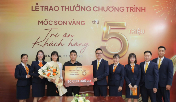 LPBank đạt mốc 5 triệu khách hàng