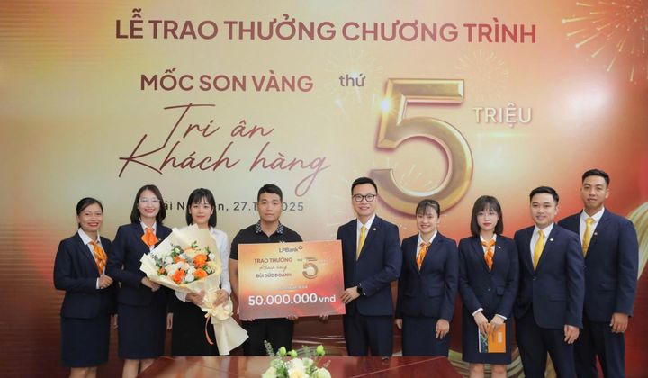 LPBank đạt mốc 5 triệu khách hàng