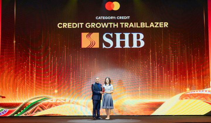 SHB nhận “cú đúp” giải thưởng từ Mastercard cho thẻ tín dụng