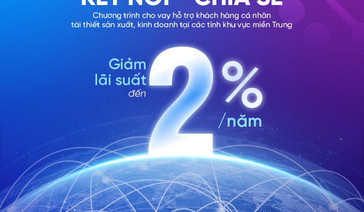 KienlongBank giảm tới 2% lãi suất vay hỗ trợ khách hàng vùng lũ miền Trung