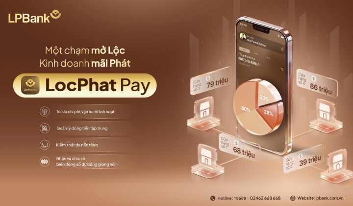 LocPhat Pay của LPBank hỗ trợ doanh nghiệp Việt quản trị dòng tiền tập trung