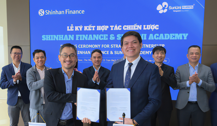 Bắt tay SunUni, Shinhan Finance bước vào hành trình hỗ trợ người Việt học tiếng Anh dễ dàng hơn