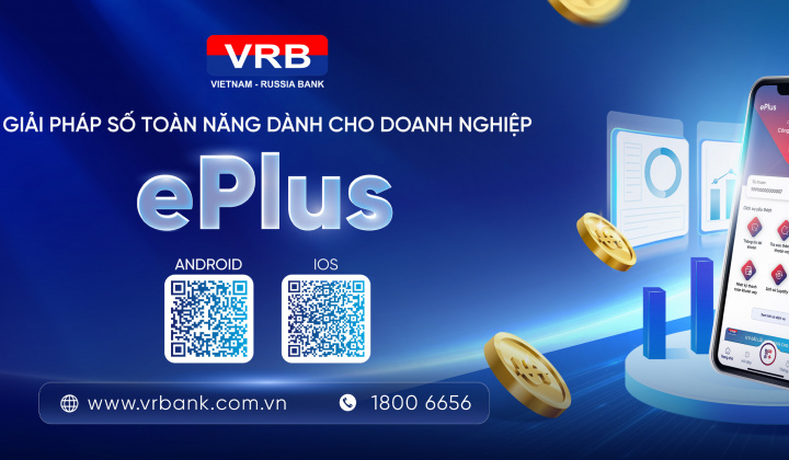 VRB ra mắt ePlus phiên bản mới cho khách hàng doanh nghiệp