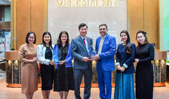 Vietcombank được vinh danh chất lượng thanh toán quốc tế xuất sắc