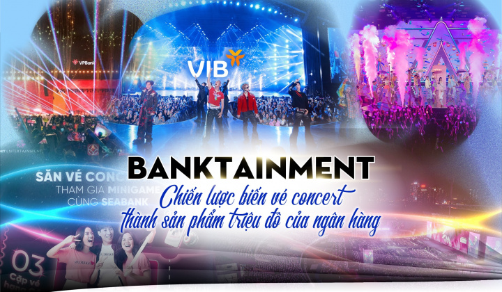 Banktainment - Chiến lược biến vé concert thành sản phẩm triệu đô của ngân hàng
