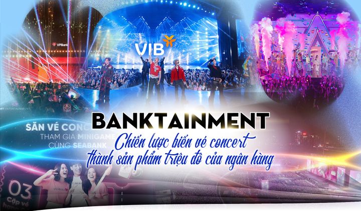 Banktainment - Chiến lược biến vé concert thành sản phẩm triệu đô của ngân hàng