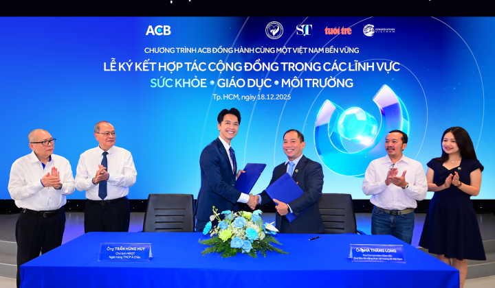 ACB công bố mô hình phát triển bền vững theo hướng tạo giá trị chung cho cộng đồng Việt Nam