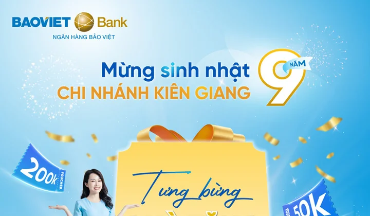 BAOVIET Bank tri ân khách hàng gửi tiết kiệm tại hai chi nhánh