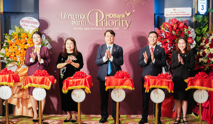 HDBank nâng tầm dịch vụ cao cấp với sảnh Priority Hoàn Kiếm