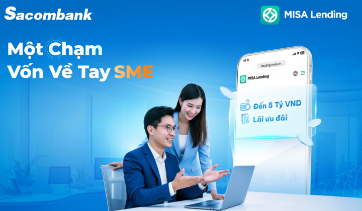 Sacombank hợp tác MISA hỗ trợ doanh nghiệp SMEs tiếp cận vốn