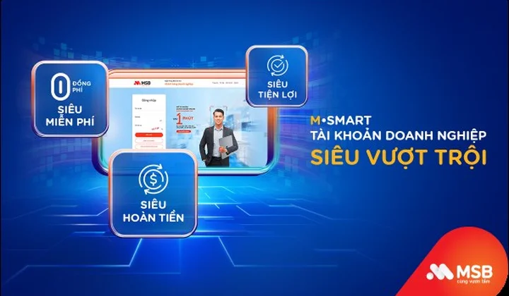 MSB triển khai loạt ưu đãi mở tài khoản doanh nghiệp năm 2026