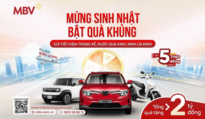 MBV - Hành trình 1 năm đổi mới, tưng bừng ưu đãi hơn 2 tỷ đồng