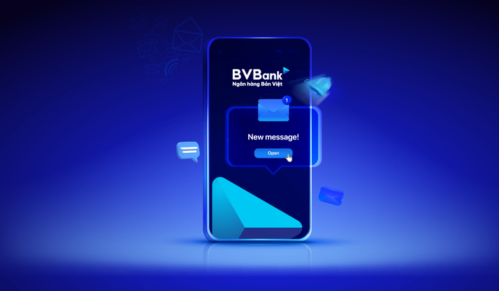BVBank điều chỉnh phí dịch vụ SMS, ZNS từ ngày 22/12/2025