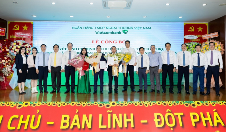 Vietcombank điều động, bổ nhiệm lãnh đạo các chi nhánh tại Đồng Nai