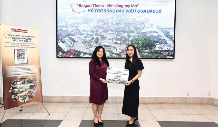 SCB chung tay cùng Saigon Times hỗ trợ đồng bào vượt qua bão lũ