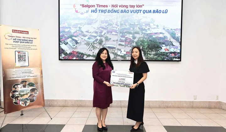 SCB chung tay cùng Saigon Times hỗ trợ đồng bào vượt qua bão lũ