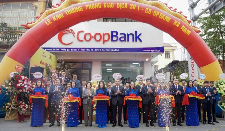 Co-opbank chi nhánh Hà Nam khai trương Phòng giao dịch số 1