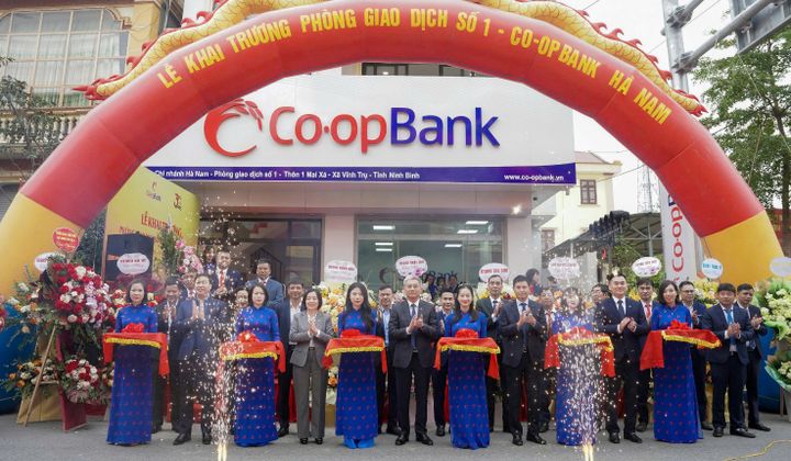 Co-opbank chi nhánh Hà Nam khai trương Phòng giao dịch số 1