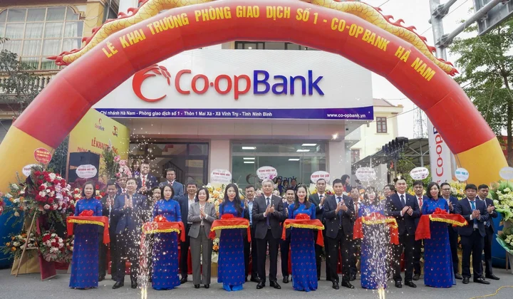 Co-opbank chi nhánh Hà Nam khai trương Phòng giao dịch số 1
