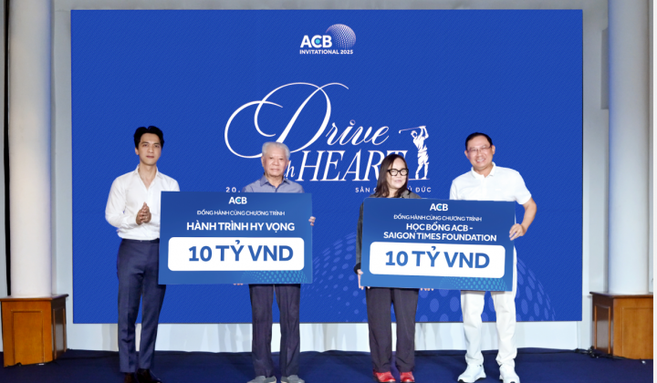 ACB tổ chức giải golf thiện nguyện “Drive with Heart 2025”