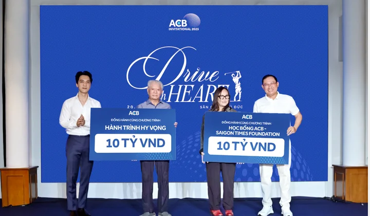 ACB tổ chức giải golf thiện nguyện “Drive with Heart 2025”