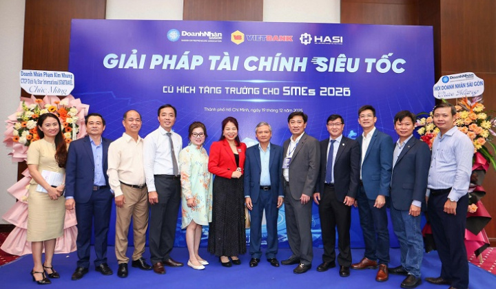 Vietbank đồng hành cùng Hội Doanh nhân Sài Gòn (DNSG) và Hiệp hội Công nghiệp Hỗ trợ (HASI) mang đến giải pháp tài chính siêu tốc